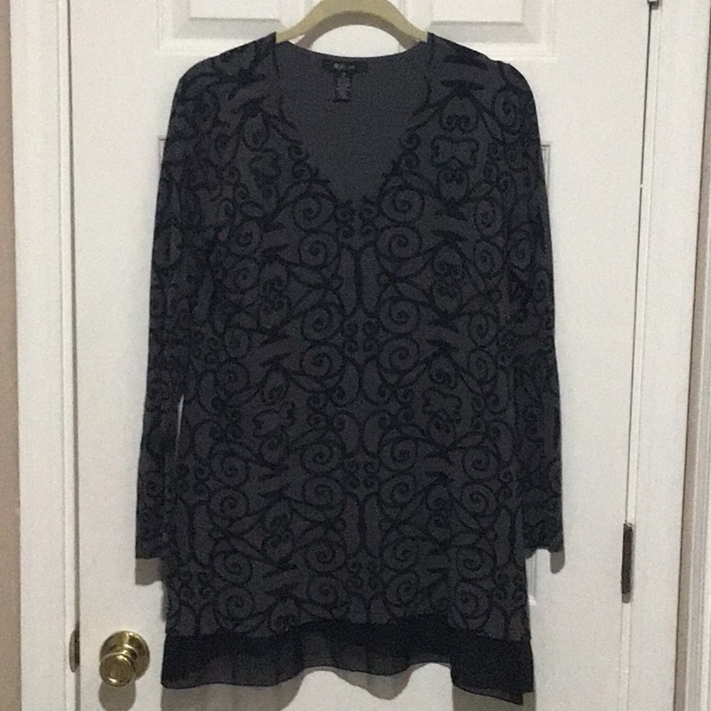 Tunic Black & Grey